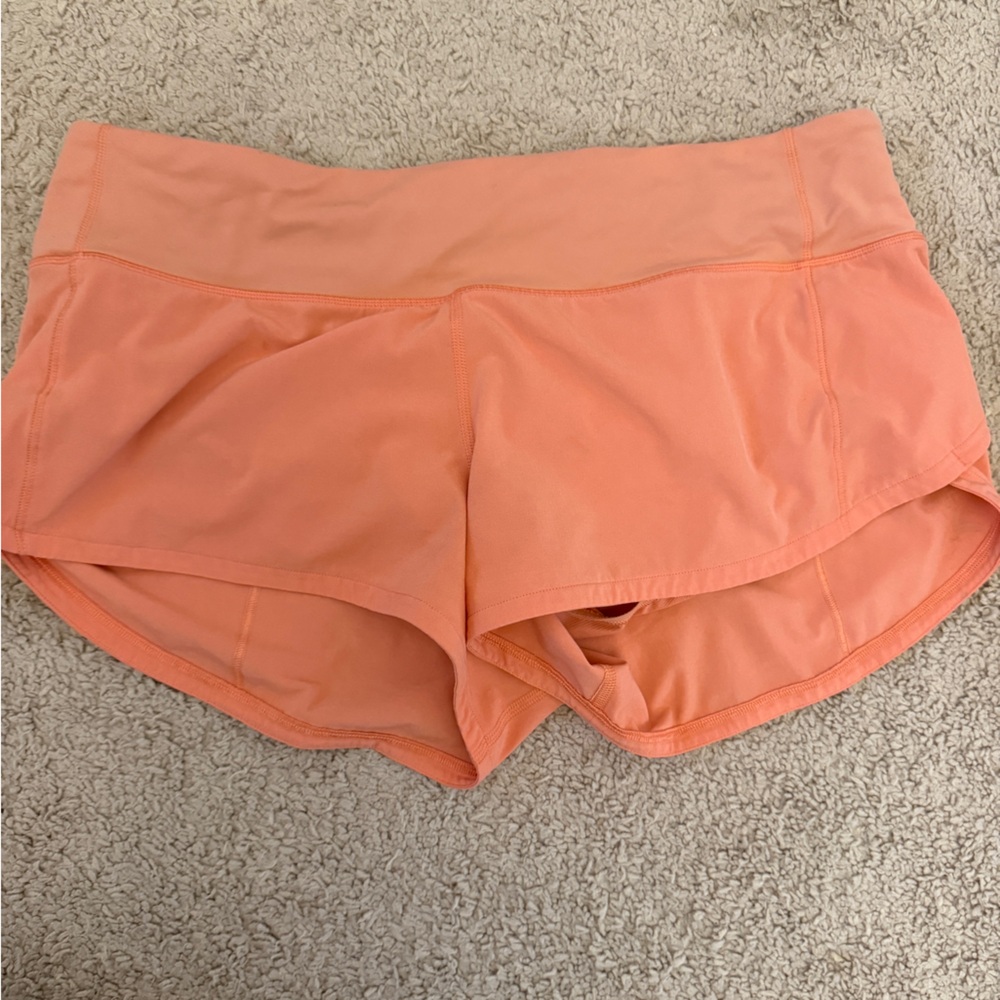 Orange lululemon speed ups